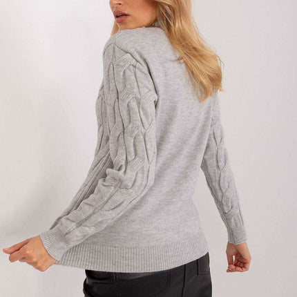 Chic Women's Turtleneck Knit Sweater - Très Elite