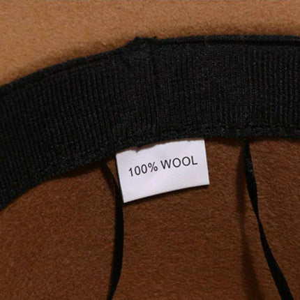 Chic Women's Wool Fedora Hat with Wide Brim and Charming Ribbon Bow - Ideal for Winter Events and Travel - Très Elite