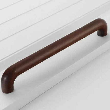 Chic Wooden Cabinet Knobs - Distinctive Walnut & Beech Drawer Handles for Elegant Home Interiors..