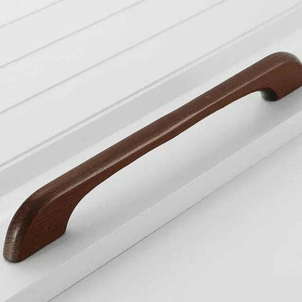 Chic Wooden Cabinet Knobs - Distinctive Walnut & Beech Drawer Handles for Elegant Home Interiors..