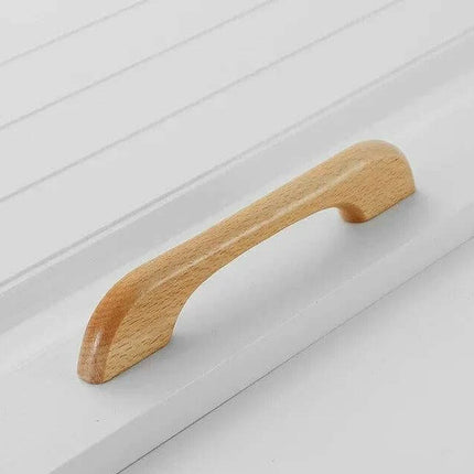 Chic Wooden Cabinet Knobs - Distinctive Walnut & Beech Drawer Handles for Elegant Home Interiors - Très Elite