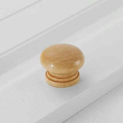 Chic Wooden Cabinet Knobs - Distinctive Walnut & Beech Drawer Handles for Elegant Home Interiors - Très Elite