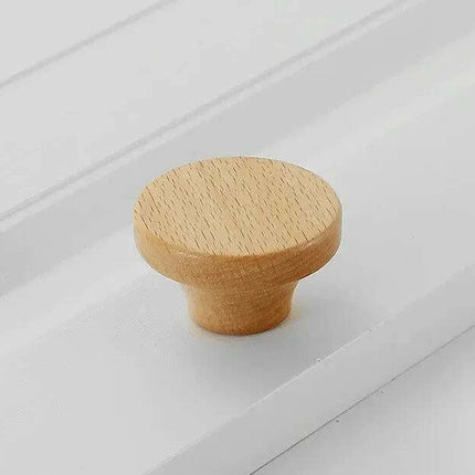 Chic Wooden Cabinet Knobs - Distinctive Walnut & Beech Drawer Handles for Elegant Home Interiors - Très Elite
