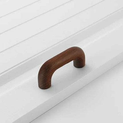 Chic Wooden Cabinet Knobs - Distinctive Walnut & Beech Drawer Handles for Elegant Home Interiors - Très Elite