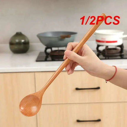 Chic Wooden Cooking and Serving Spoons Collection - Must-Have Kitchen Essentials - Très Elite