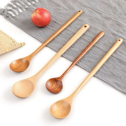 Chic Wooden Cooking and Serving Spoons Collection - Must-Have Kitchen Essentials - Très Elite