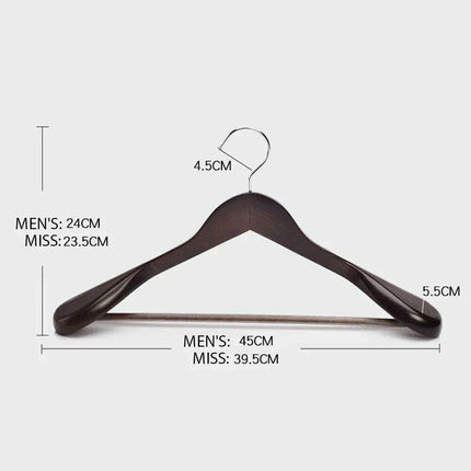 Chic Wooden Hanger Collection for Stylish Closet Arrangement - Très Elite