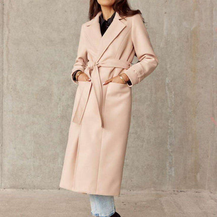 Chic Wool Blend Coat for Modern Comfort