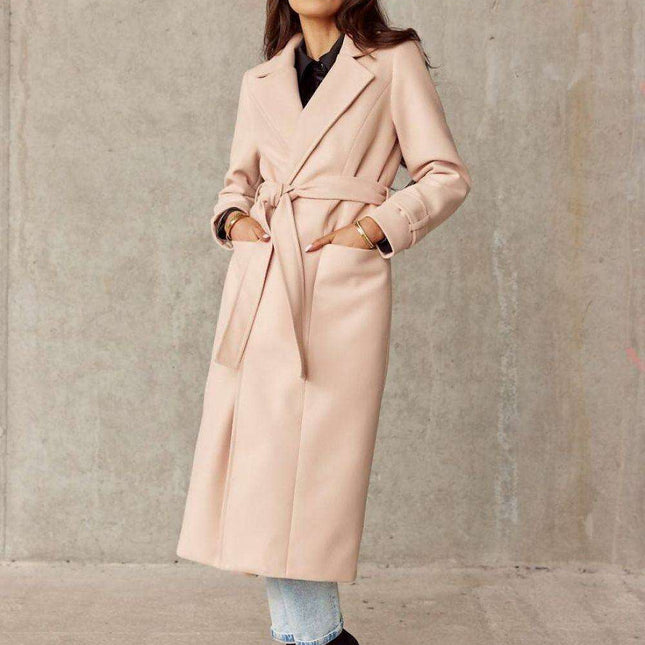 Chic Wool Blend Coat for Modern Comfort
