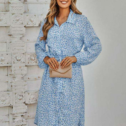 Chic Woven Cardigan Dress with Elegant Waist Belt for Fashionable Women - Très Elite