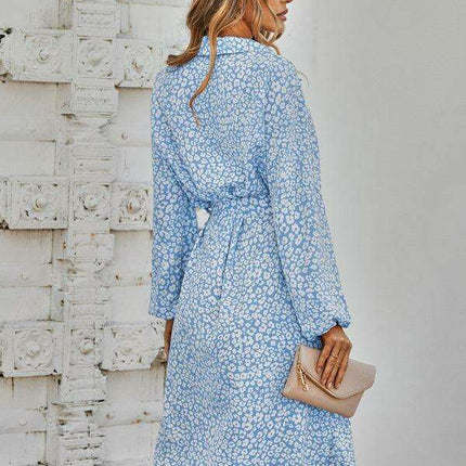 Chic Woven Cardigan Dress with Elegant Waist Belt for Fashionable Women - Très Elite