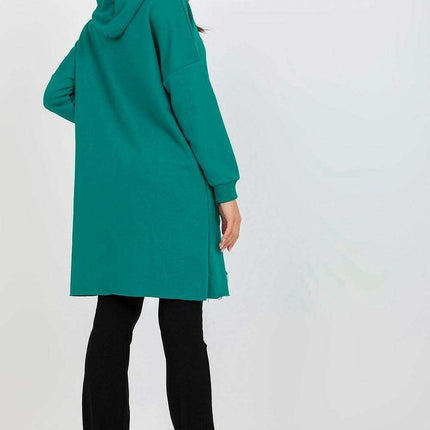 Chic Zip-Up Hooded Sweatshirt - Très Elite