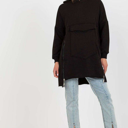 Chic Zip-Up Hooded Sweatshirt - Très Elite