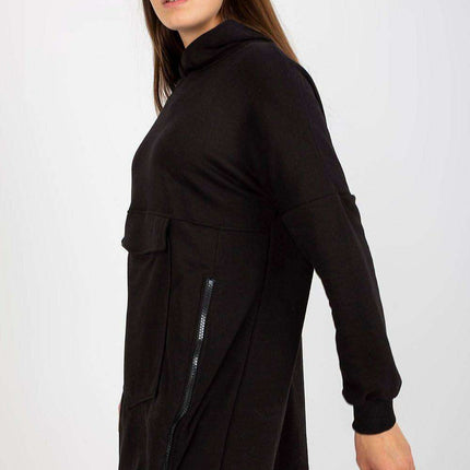 Chic Zip-Up Hooded Sweatshirt - Très Elite
