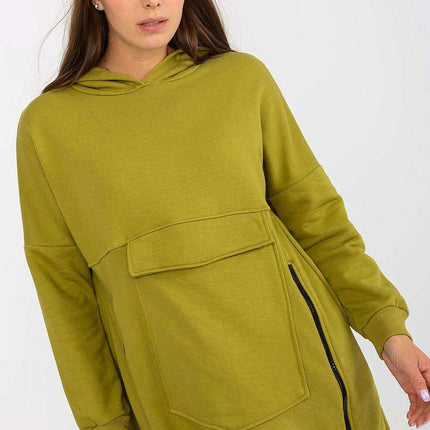 Chic Zip-Up Hooded Sweatshirt - Très Elite