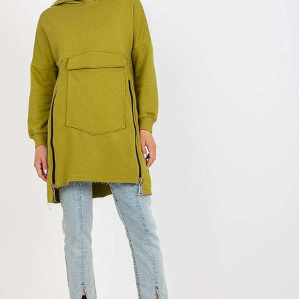 Chic Zip-Up Hooded Sweatshirt - Très Elite