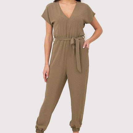 Chic Zip-Up Jumpsuit by Ax Paris