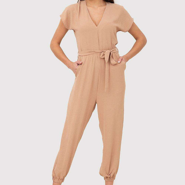 Chic Zip-Up Jumpsuit by Ax Paris