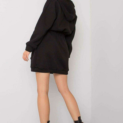 Chic Zip-Up Sweatshirt Dress - Très Elite