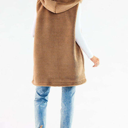 Chic and Cozy Hooded Vest with Pockets for Every Occasion - Très Elite