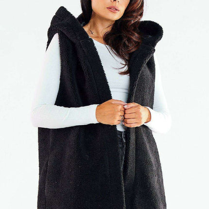 Chic and Cozy Hooded Vest with Pockets for Every Occasion - Très Elite