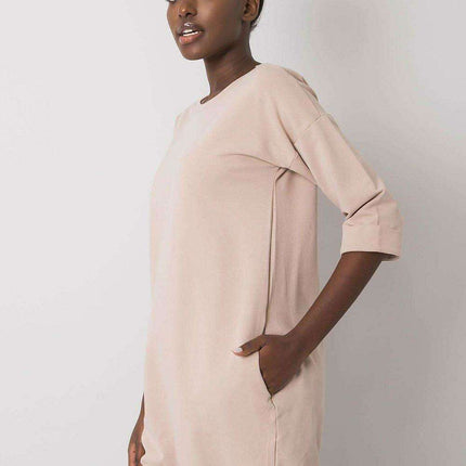 Chic and Cozy Sweatshirt Dress for All-Day Wear - Très Elite