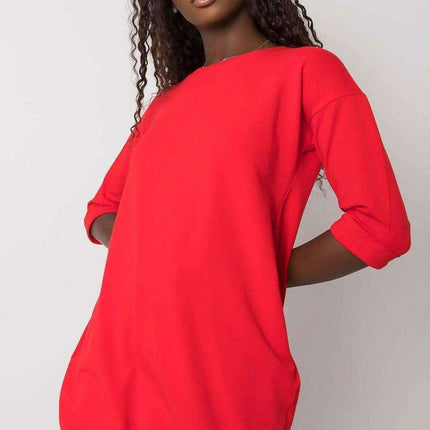 Chic and Cozy Sweatshirt Dress for All-Day Wear - Très Elite