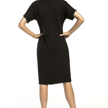 Chic and Cozy Turtleneck Knit Dress for Everyday Style - Très Elite