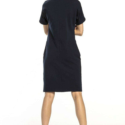 Chic and Cozy Turtleneck Knit Dress for Everyday Style - Très Elite
