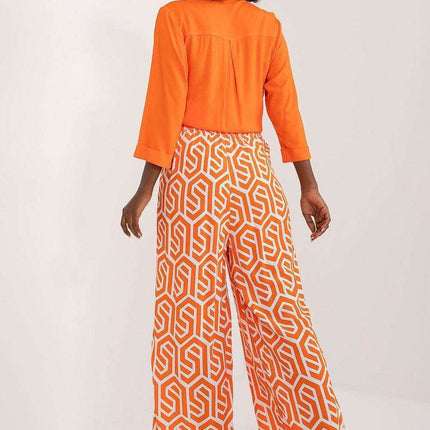 Chic and Cozy Wide-Leg Trousers for Women - Très Elite