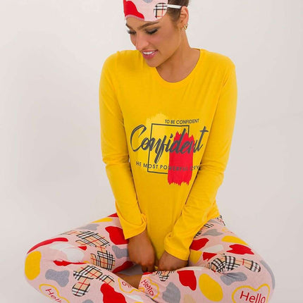 Chic and Cozy Women’s Colorful Cotton Blend Pajama Set for Ultimate Relaxation - Très Elite