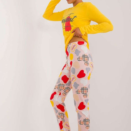 Chic and Cozy Women’s Colorful Cotton Blend Pajama Set for Ultimate Relaxation - Très Elite