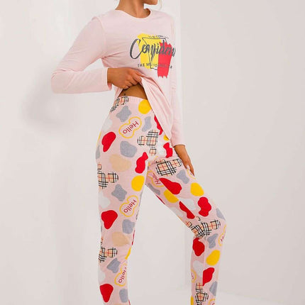 Chic and Cozy Women’s Colorful Cotton Blend Pajama Set for Ultimate Relaxation - Très Elite