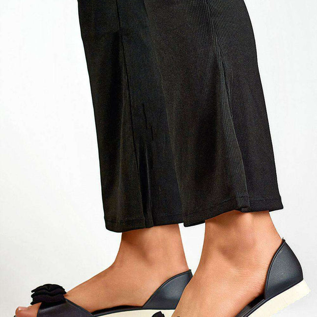 Chic and Flexible Rubber Ballet Flats for Women - Perfect for All-Day Wear - Très Elite