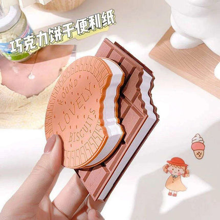Chocolate Delight Scented Sticky Notes - Playful Memo Pad for Creative Inspiration - Très Elite
