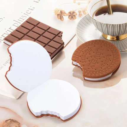 Chocolate Delight Scented Sticky Notes - Playful Memo Pad for Creative Inspiration - Très Elite