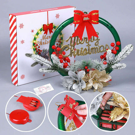 Christmas 30CM Luminous Garland Door Hanging Christmas Decorations - Très Elite