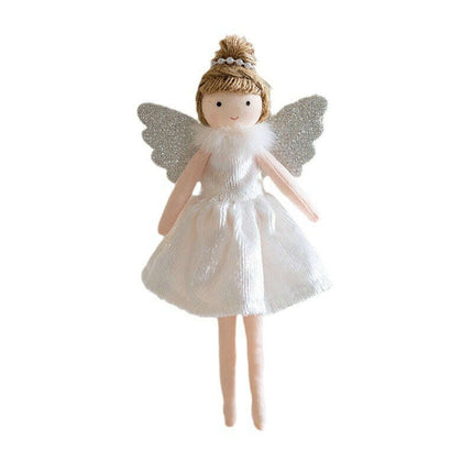 Christmas Decoration High-grade Flannel Ankle-tied Girl Angel Small Pendant - Très Elite