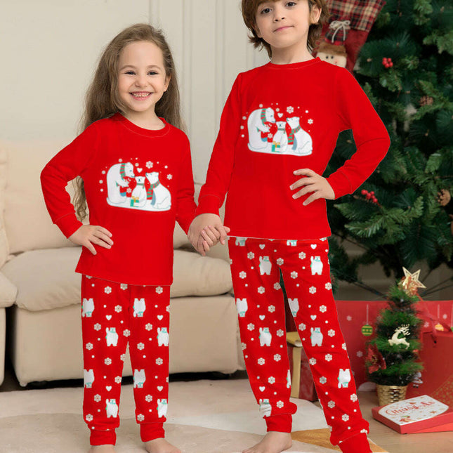 Christmas Family Pajamas Matching Sets Christmas Sleepwear Parent-Child Pjs Outfit For Christmas Holiday Xmas Party - Très Elite