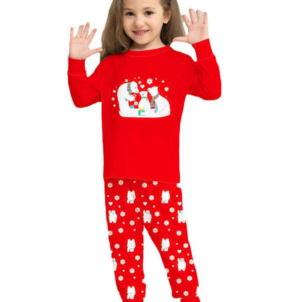 Christmas Family Pajamas Matching Sets Christmas Sleepwear Parent-Child Pjs Outfit For Christmas Holiday Xmas Party - Très Elite