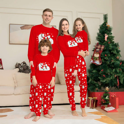 Christmas Family Pajamas Matching Sets Christmas Sleepwear Parent-Child Pjs Outfit For Christmas Holiday Xmas Party - Très Elite