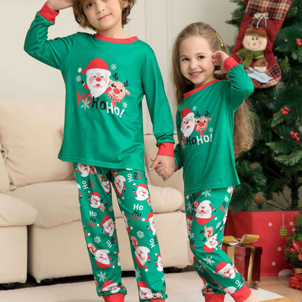 Christmas Pajamas For Family Matching Family Christmas PJs Sets Santa Claus Printed Top Sleepwear - Très Elite