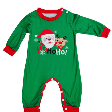 Christmas Pajamas For Family Matching Family Christmas PJs Sets Santa Claus Printed Top Sleepwear - Très Elite