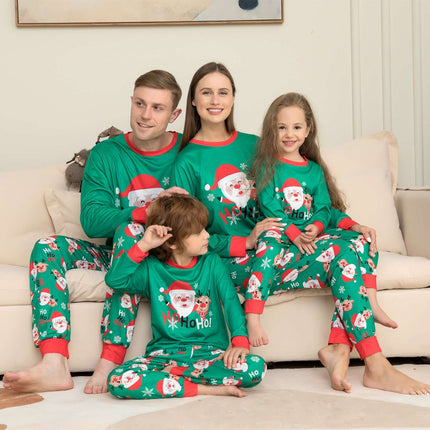 Christmas Pajamas For Family Matching Family Christmas PJs Sets Santa Claus Printed Top Sleepwear - Très Elite