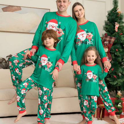 Christmas Pajamas For Family Matching Family Christmas PJs Sets Santa Claus Printed Top Sleepwear - Très Elite