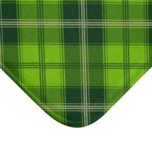 Christmas Tartan Memory Foam Bath Mat for Holiday Decor - Très Elite