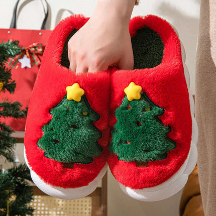 Christmas Tree Women's Home Slippers - Très Elite