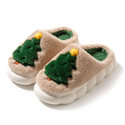 Christmas Tree Women's Home Slippers..