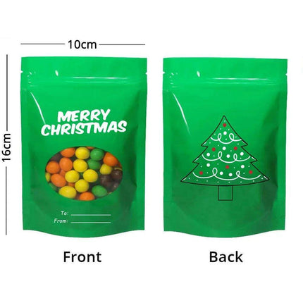 Christmas Ziplock Gift Bags Set - 50 Festive Designs for Merry Holiday Gifting..