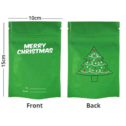 Christmas Ziplock Gift Bags Set - 50 Festive Designs for Merry Holiday Gifting..